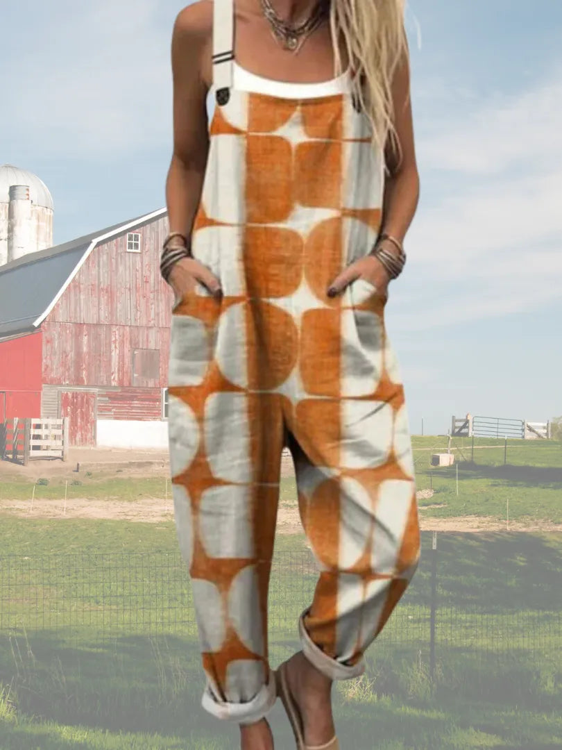 Liliane™ | Vintage Kwiatowy Kombinezon Damski - Eliza-Warszawa