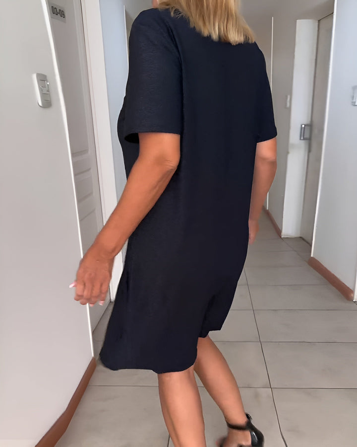 Laurence™ | Sukienka z dekoltem w kształcie litery V - Eliza-Warszawa