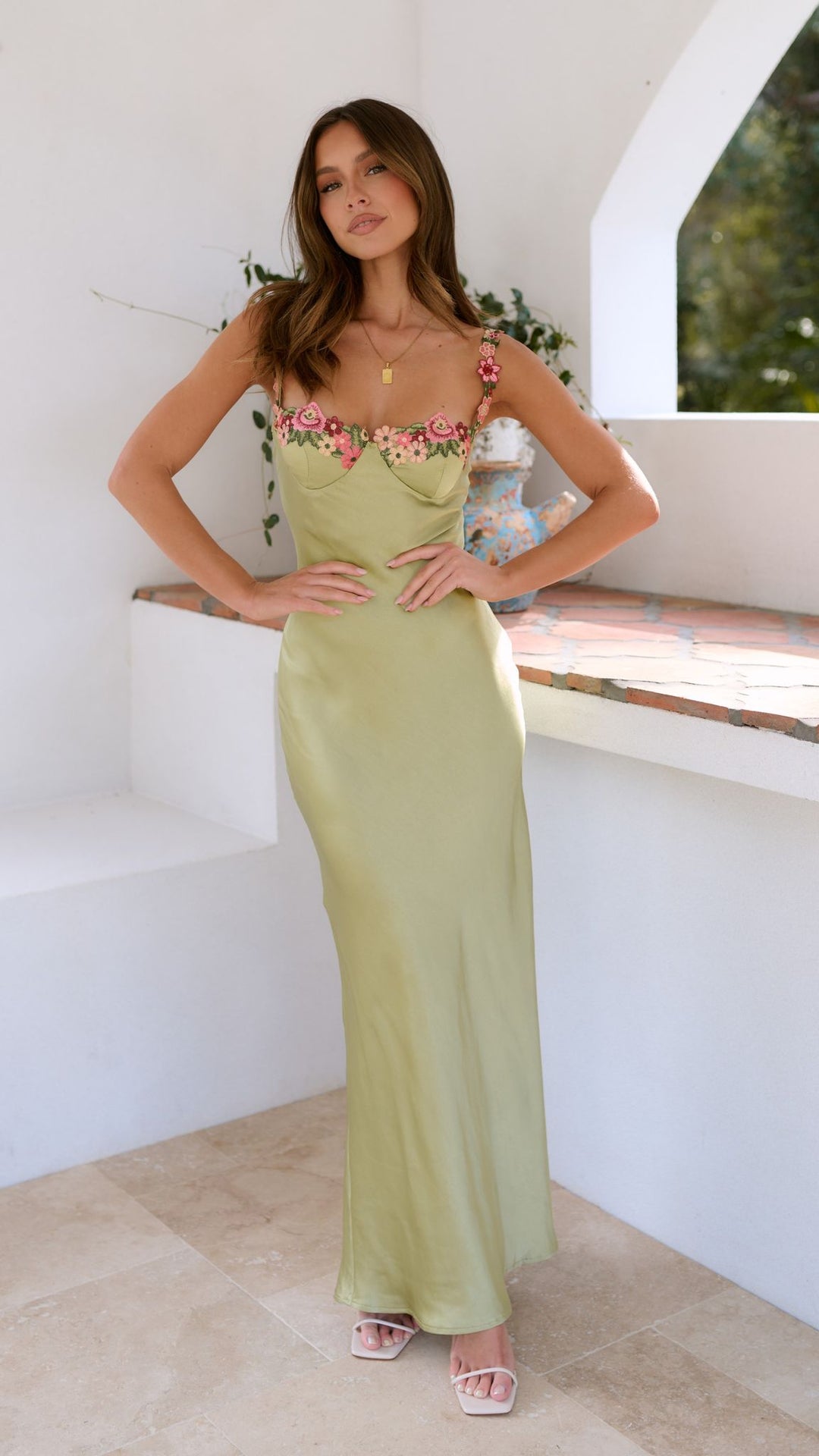Chelsey - Elegancka Sukienka Maxi - Eliza-Warszawa