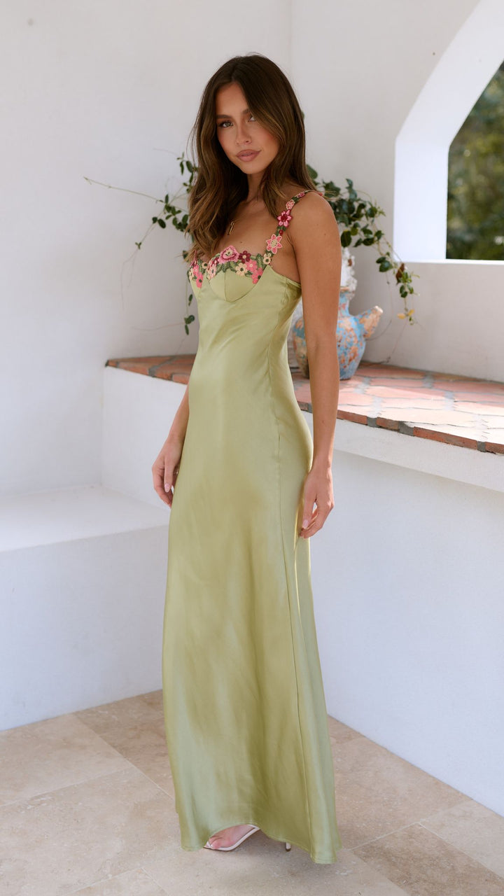 Chelsey - Elegancka Sukienka Maxi - Eliza-Warszawa