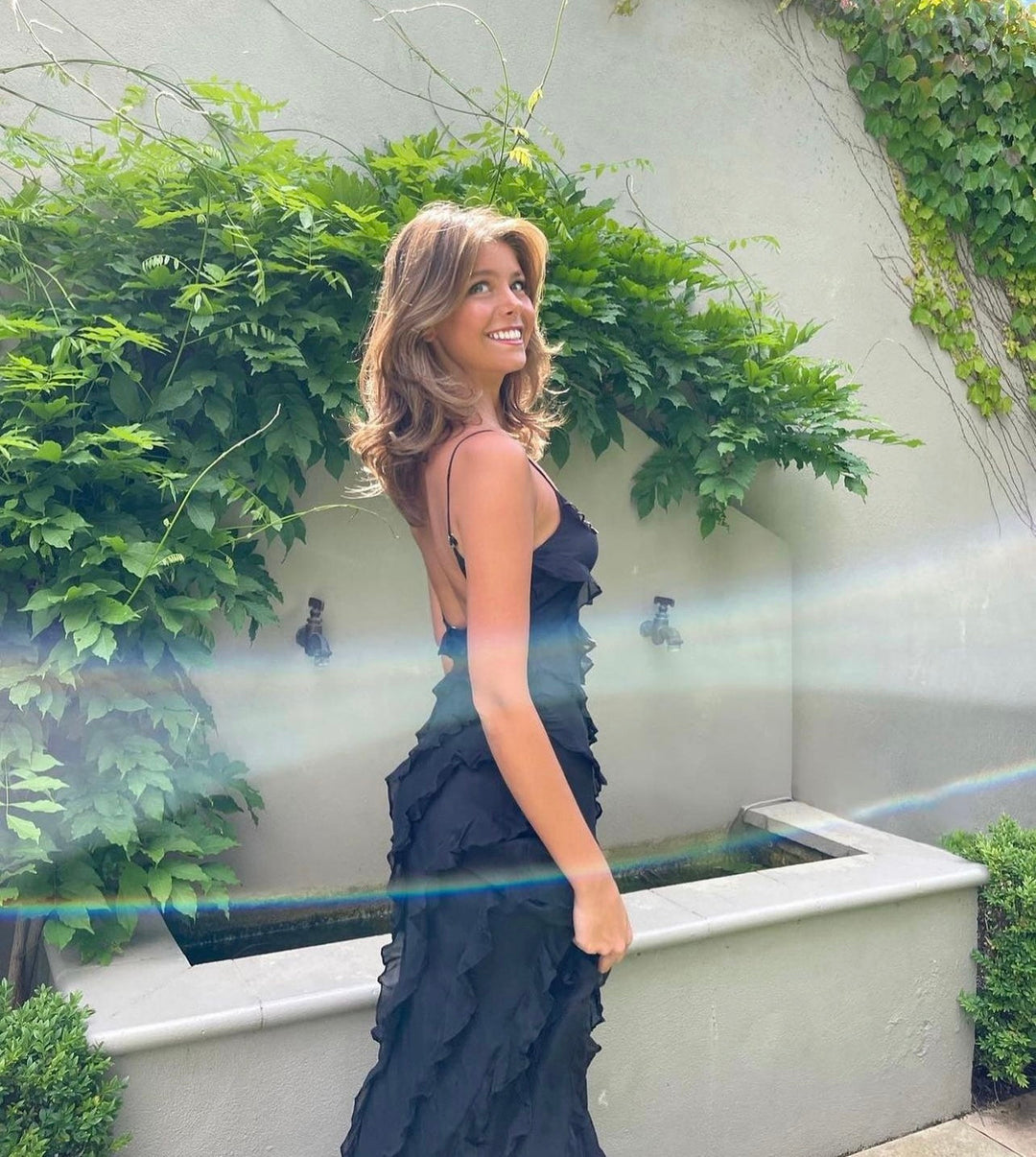 Zara - Sukienka z falbanami