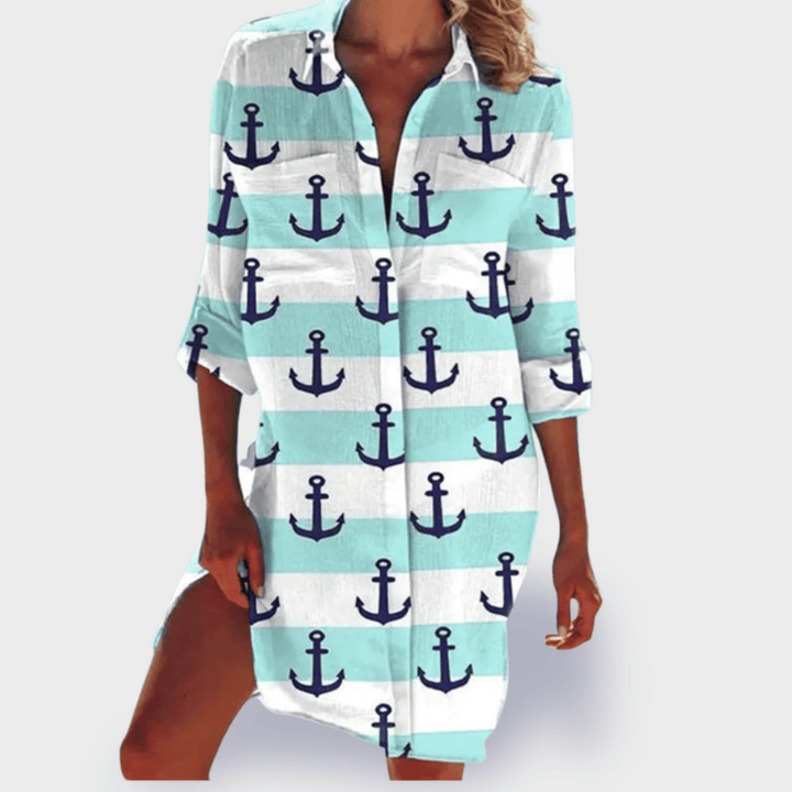 Brigitte™ | Kolorowa i przewiewna sukienka na lato - Eliza-Warszawa