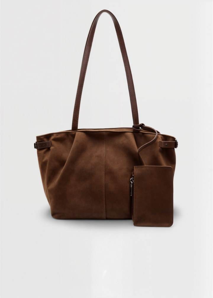 Suede BB Arden Handbag