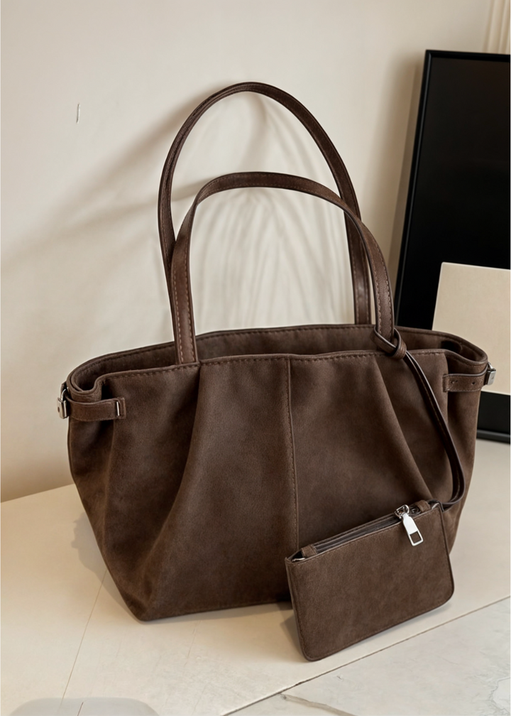 Suede BB Arden Handbag