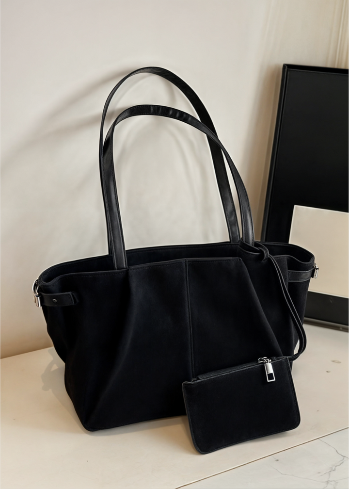 Suede BB Arden Handbag