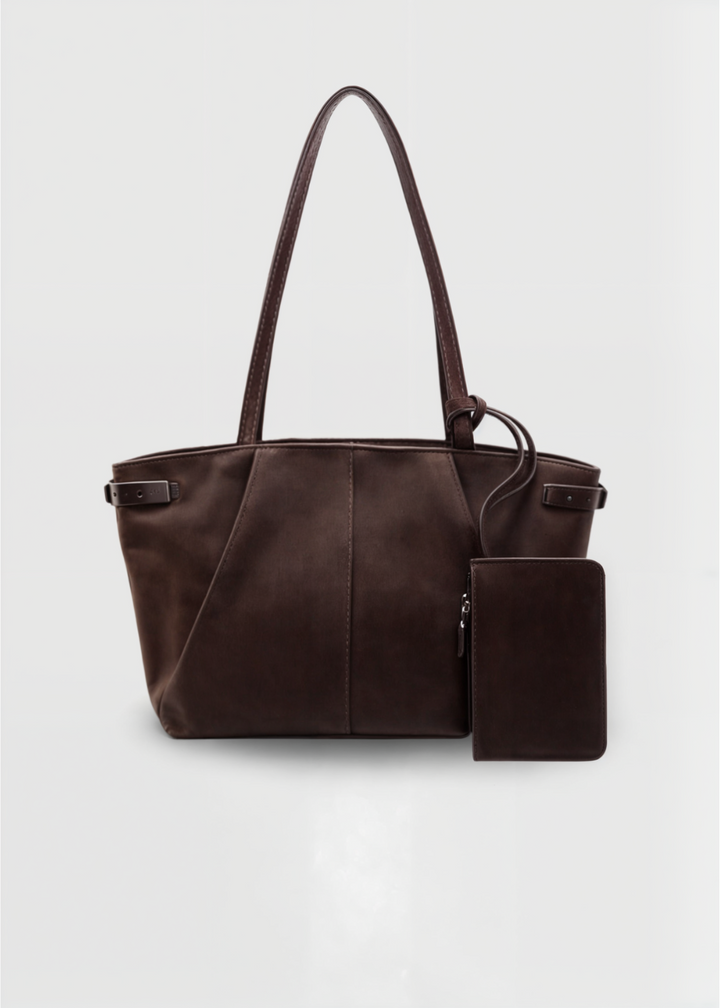 Suede BB Arden Handbag