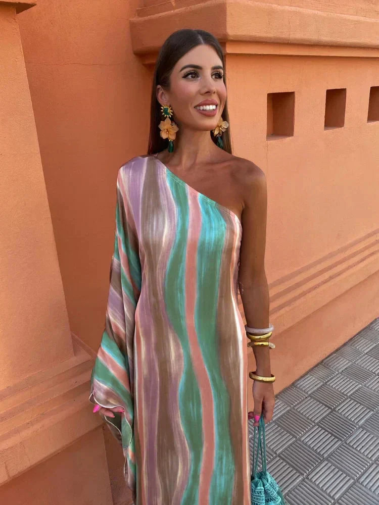 Lily™ | Asymetryczna Sukienka Maxi - Eliza-Warszawa