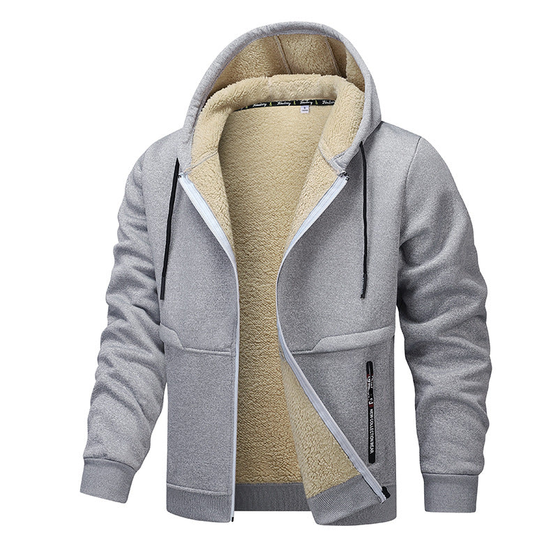 Kazimierz | Gruby męski hoodie fleece