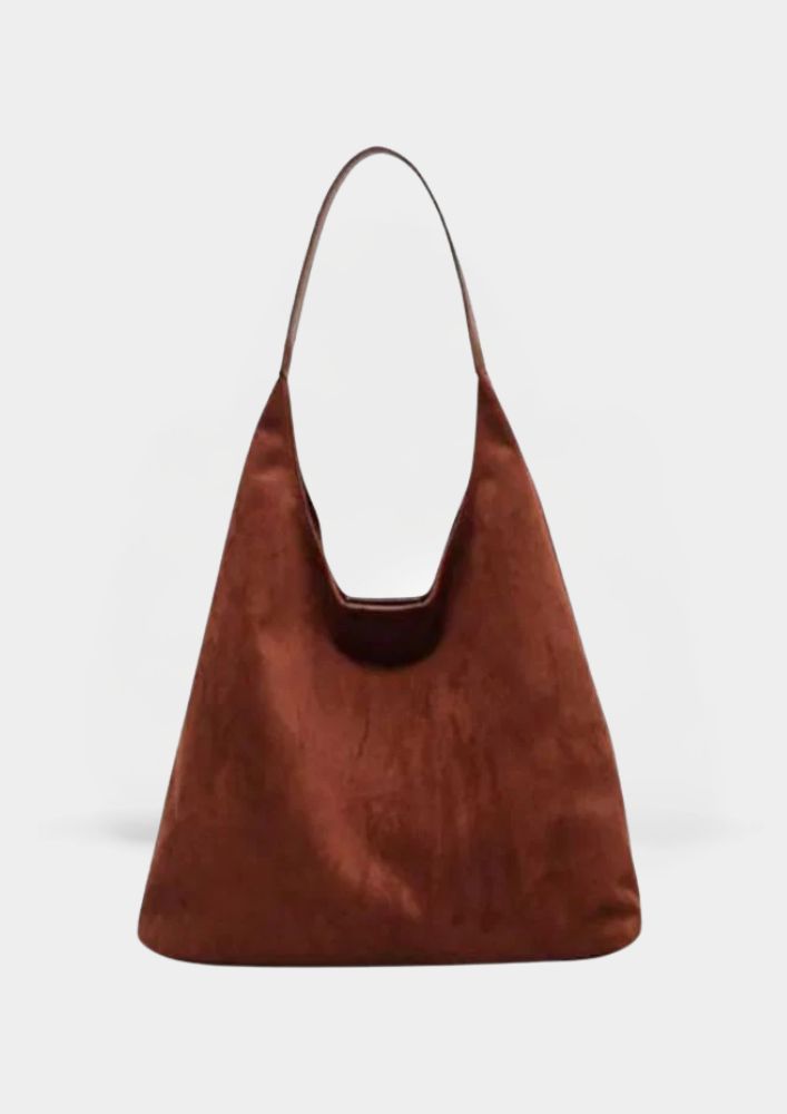 Freja™ – Elegancka, miękka torebka na ramię w zamszowym stylu