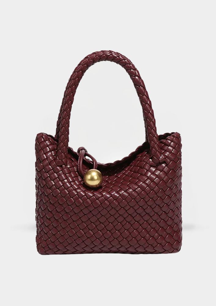 Astrid™ | Luksusowa Skórzana Torba z Złotymi Detalami