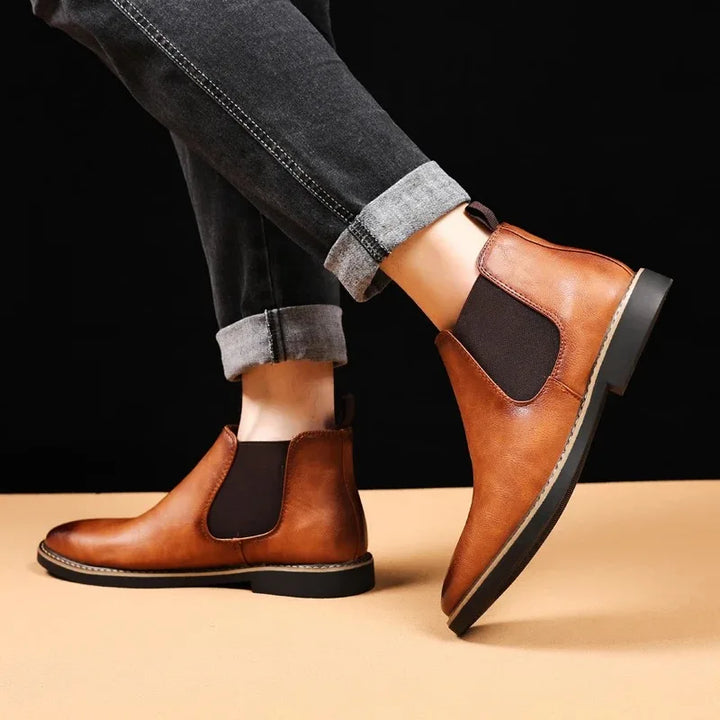 Eliza© | Klasyczne Skórzane Botki JONAS™