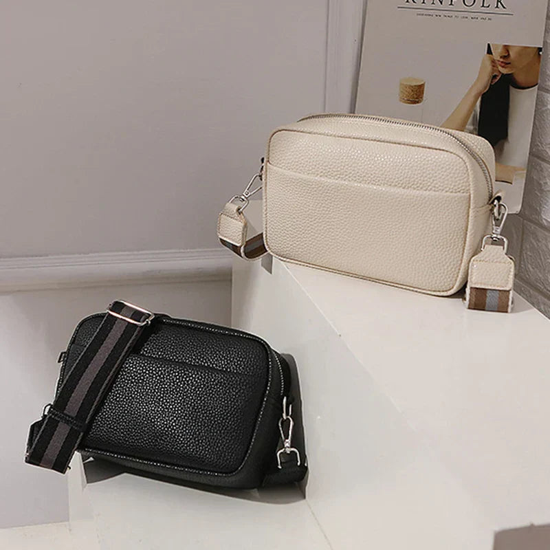 Nora™Elegancka kremowa torba codzienna