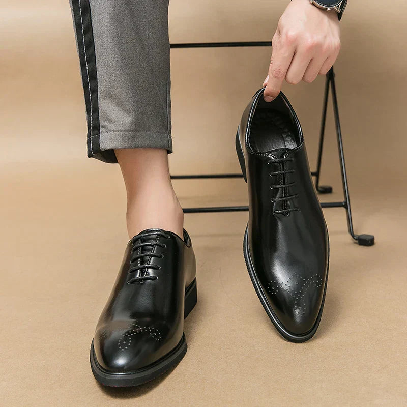 ELIAS™ | Klasyczne Męskie Buty Skórzane od Eliza©