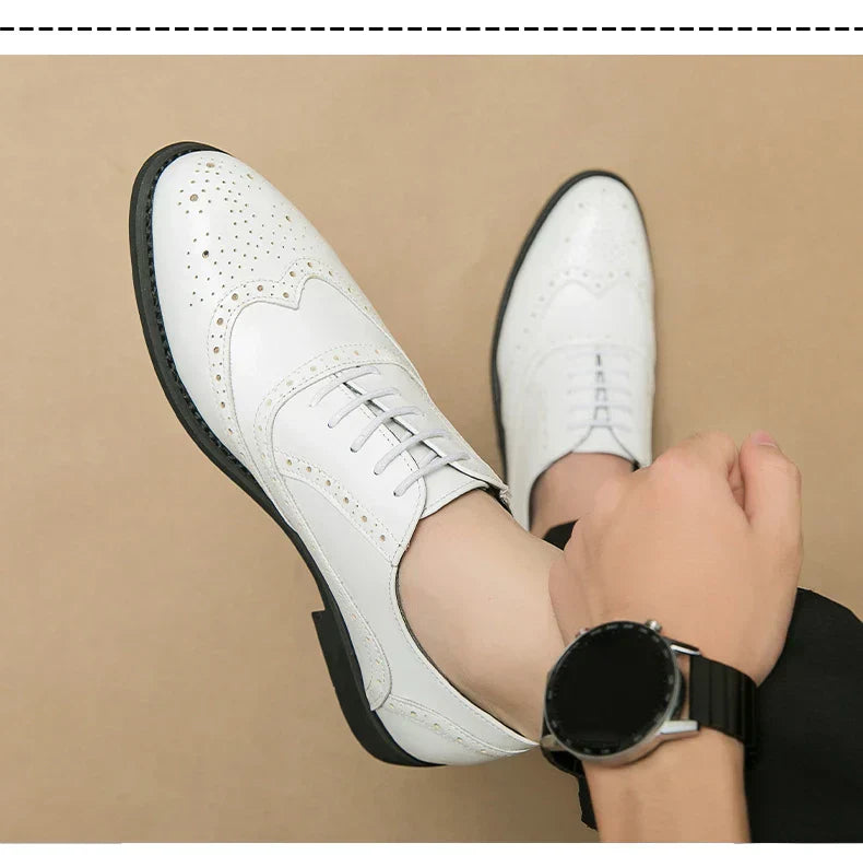 MARIO™ | Klasyczne Włoskie Oxfordy z Monk Strap - Eliza©