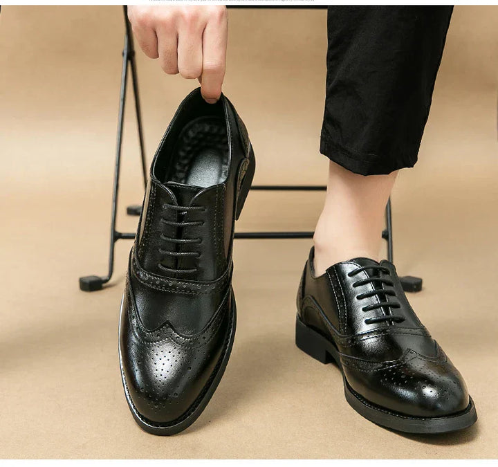 MARIO™ | Klasyczne Włoskie Oxfordy z Monk Strap - Eliza©