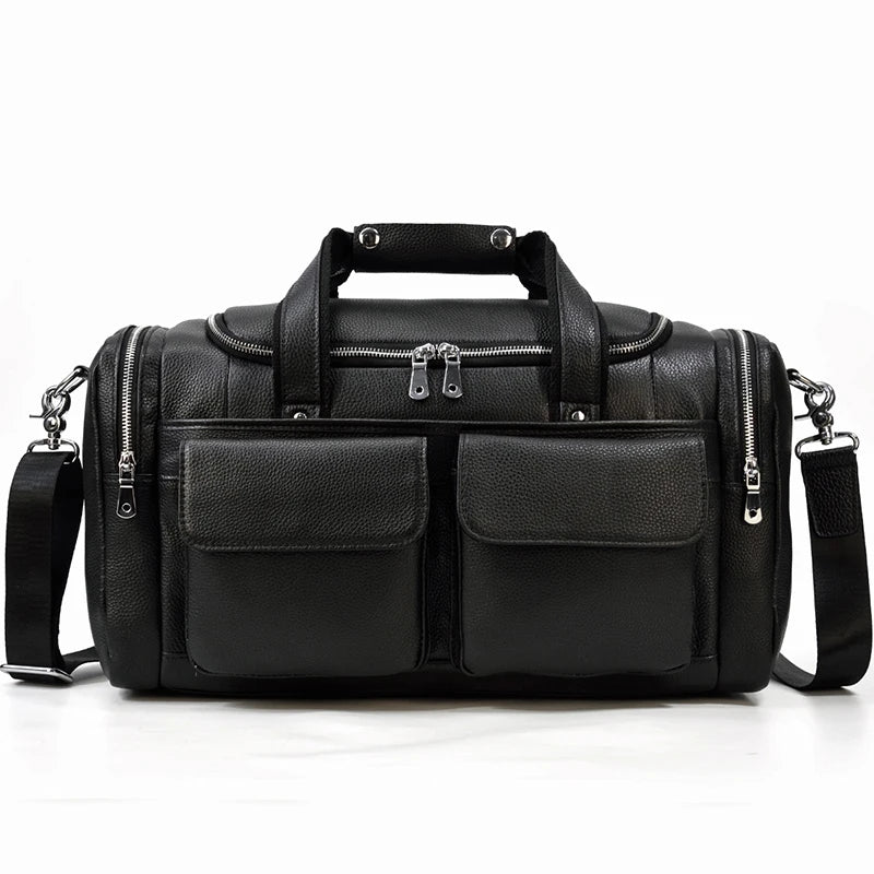Torba Duffle Ronan Vale™ z Prawdziwej Skóry