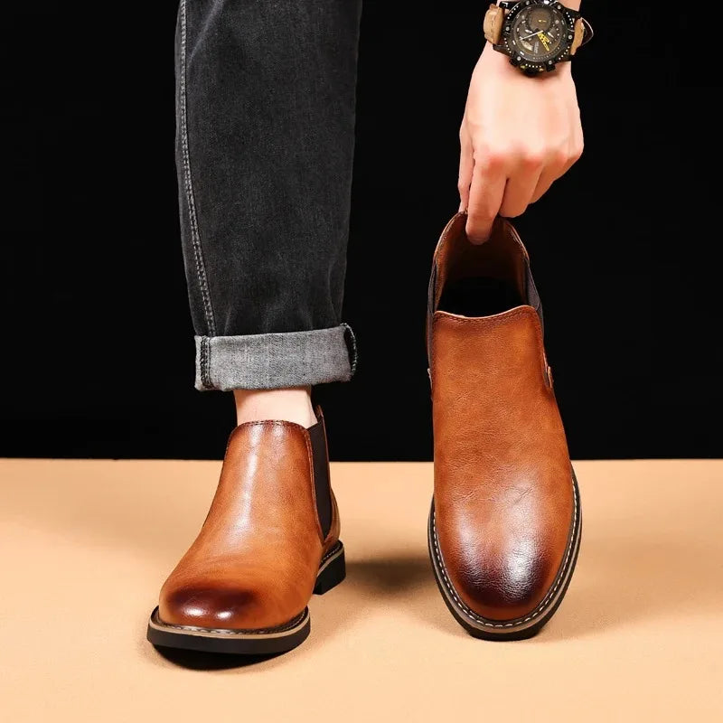 Eliza© | Klasyczne Skórzane Botki JONAS™