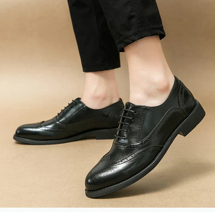 MARIO™ | Klasyczne Włoskie Oxfordy z Monk Strap - Eliza©