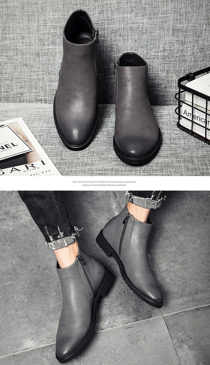 ERIK™ | WIOSENNE BOTKI SKÓRZANE DLA MĘŻCZYZN - Eliza©