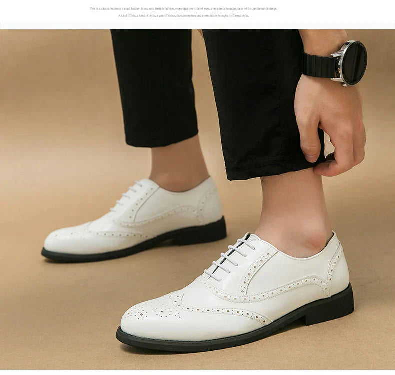 MARIO™ | Klasyczne Włoskie Oxfordy z Monk Strap - Eliza©