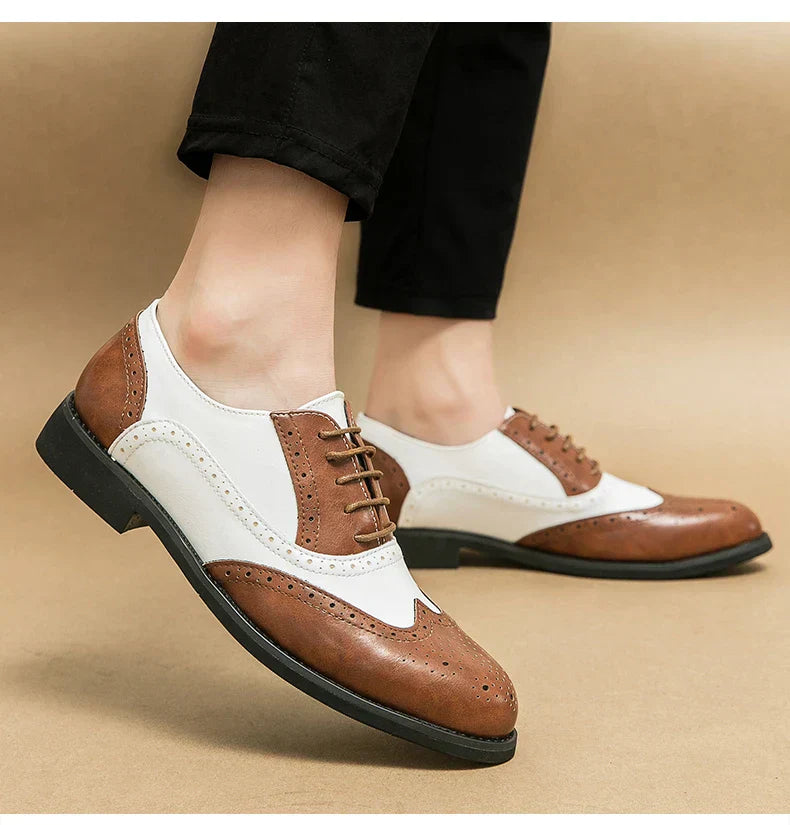 MARIO™ | Klasyczne Włoskie Oxfordy z Monk Strap - Eliza©