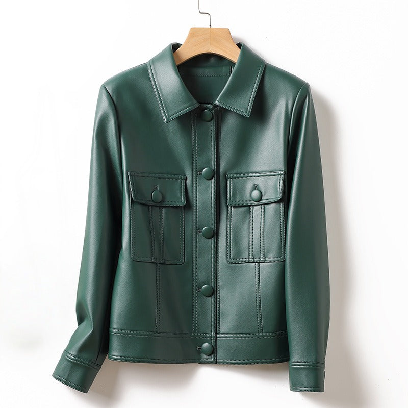 Patrica™ Kurtka z Prawdziwej Skóry 