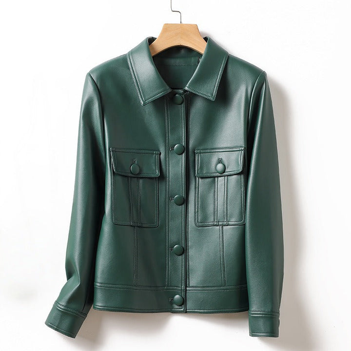 Patrica™ Kurtka z Prawdziwej Skóry 