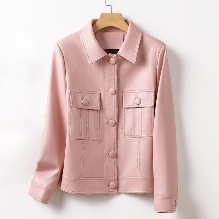 Patrica™ Kurtka z Prawdziwej Skóry 