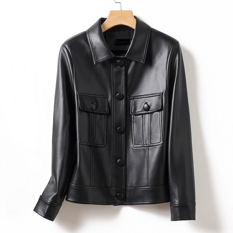 Patrica™ Kurtka z Prawdziwej Skóry 