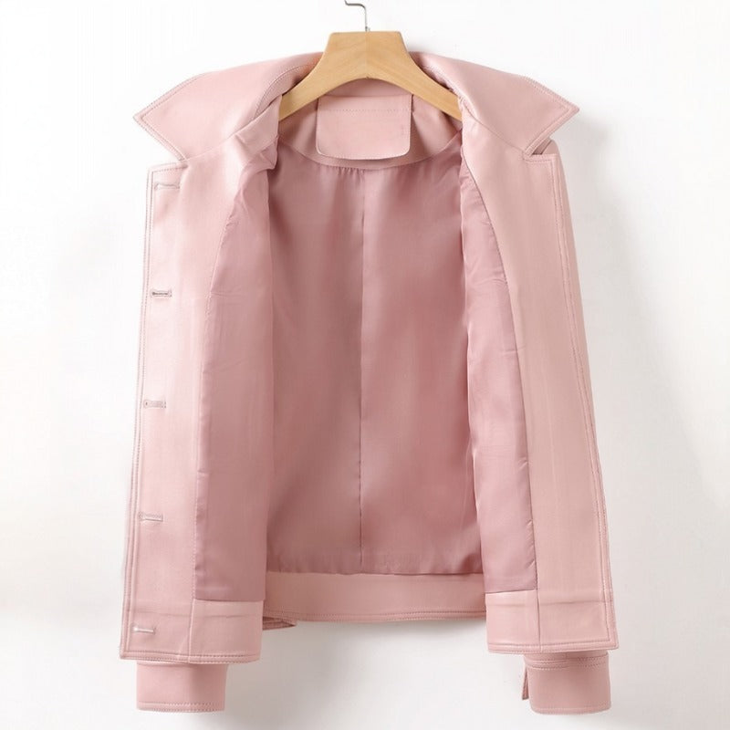 Patrica™ Kurtka z Prawdziwej Skóry 