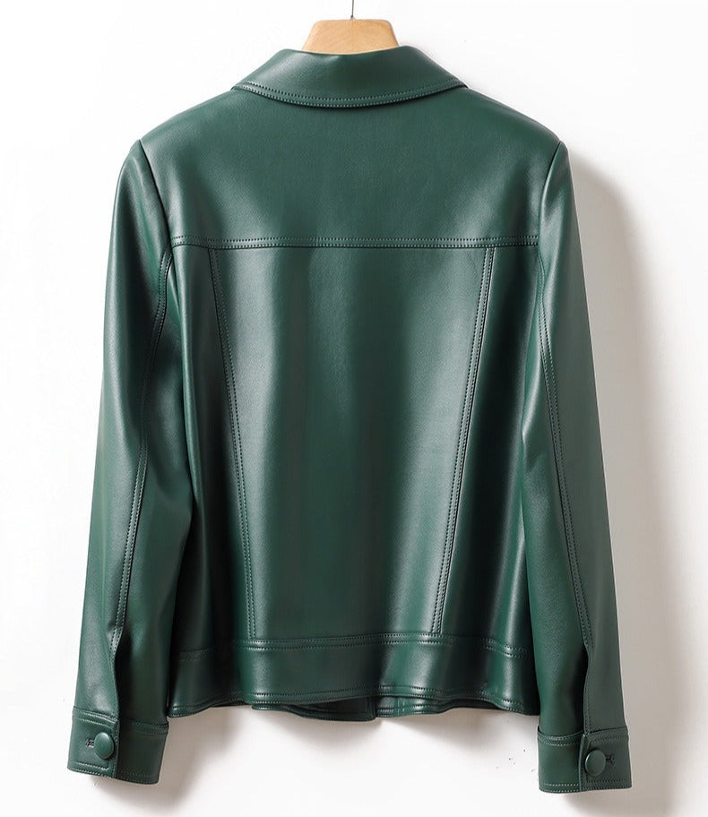 Patrica™ Kurtka z Prawdziwej Skóry 