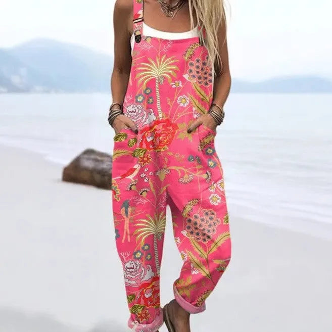 Isabelle™ | Lekki Kombinezon z Kwiatami - Eliza-Warszawa