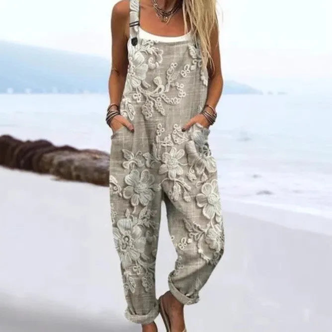 Aurélie™ | Zwiewny Kombinezon w Stylu Vintage - Eliza-Warszawa