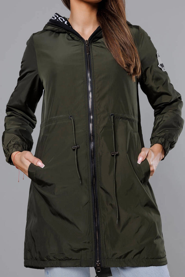 Amicie - Ciepły Trencz dla Kobiet 