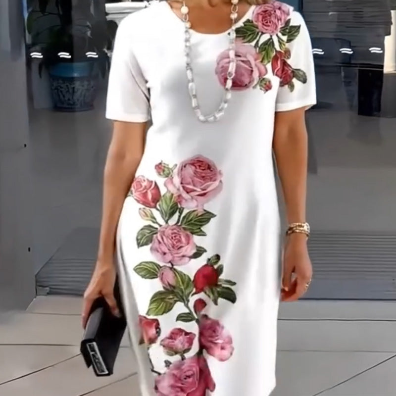 Josina™ - Sukienka letnia z kwiatowym kosten 