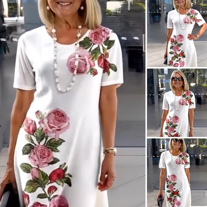 Josina™ - Sukienka letnia z kwiatowym kosten 